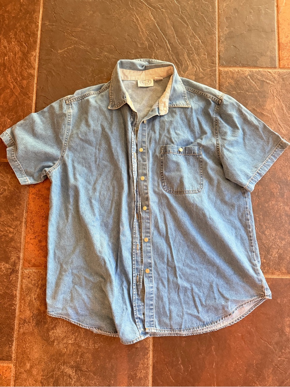 Vintage Carolina Blues 100% Cotton Denim Shirt